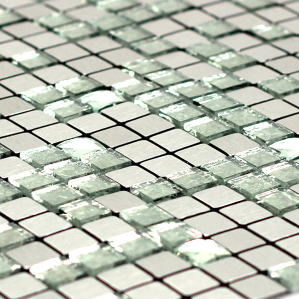 Pastilha Adesiva Metal Vidro Prata 30 X 30cm Ds10242 Leroy Merlin