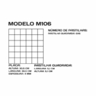 Pastilha Adesiva Metálica Bronze Escovado Artana Multistore