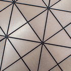 Pastilha Adesiva Metálica Bronze Escovado Artana Multistore