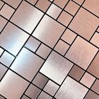 Pastilha Adesiva Metálica M103 Bronze Escovado 30x30cm Cozinha