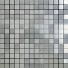 Pastilha Adesiva Metálica M63 Prata Escovado 30X30cm Cozinha