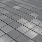 Pastilha Adesiva Metálica M63 Prata Escovado 30X30cm Cozinha