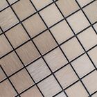 Pastilha Adesiva Metálica M64 Bronze Escovado 30x30cm Cozinha