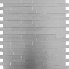 Pastilha Adesiva Metálica M97 Prata Escovado 30x30cm Cozinha