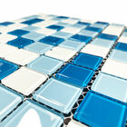 Pastilha Adesiva Vidro Azul 30 X 30cm Ds10018