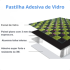 Pastilha Adesiva Vidro Decoração Banheiro Cozinha Espelho Qd