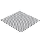 Pastilha Autoadesiva AL400 Prata 30,5x30,5cm Glass Mosaic
