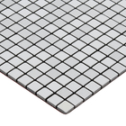 Pastilha Autoadesiva AL400 Prata 30,5x30,5cm Glass Mosaic