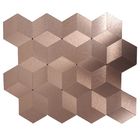 Pastilha Autoadesiva AL703 29x30cm Glass Mosaic