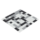 Pastilha Autoadesiva Vidro Realescla Cinza 30x30 Vidro Real