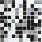 Pastilha Autoadesiva Vidro Realescla Cinza 30x30 Vidro Real