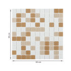 Pastilha Autoadesiva Orleans 30x30cm Vidro Real