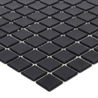 Pastilha Autoadesiva Preto 30x30 Vidro Real