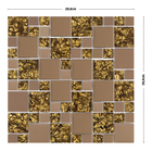 Pastilha AX15 29,8x29,8cm Glass Mosaic