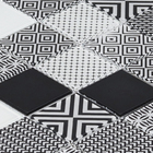 Pastilha Branca e Preta Tradição 31x31cm Van Gogh