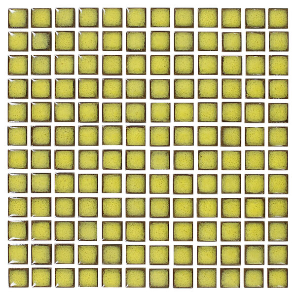 Pastilha Cerâmica Nefertiti Mostarda 2x2 Placa 30x30cm - 1012