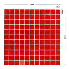Pastilha Cristal K2503 30x30cm Glass Mosaic