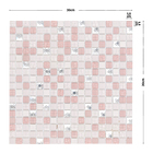 Pastilha D331 30x30cm Glass Mosaic