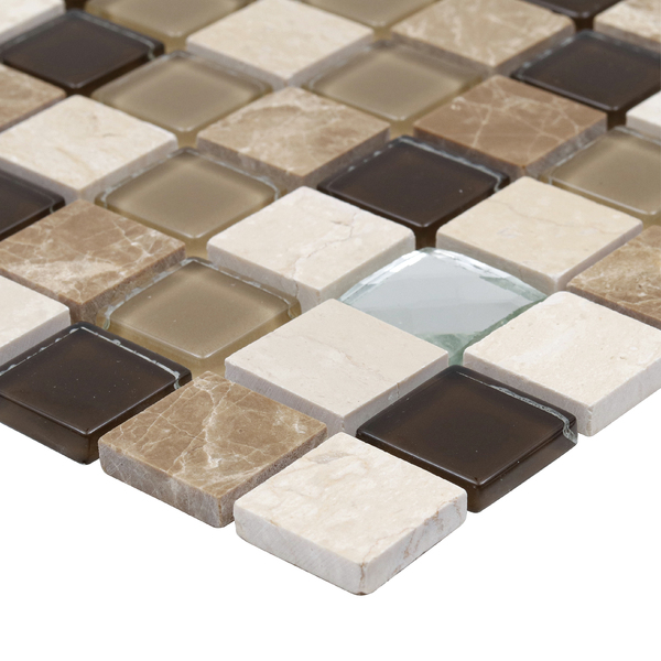 Pastilha D339 29x29cm Glass Mosaic