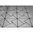 Pastilha De Metal Autocolante De 29cm X 29cm Rende  Glass Mos