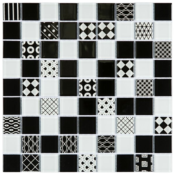 Pastilha De Metal Patchworrok De 29cm X 29cm Rende  Glass Mos