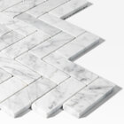 Pastilha De Pedra Espinha De Peixe (mármore Bianco Carrara)