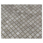 Pastilha De Pedra Natural Legno Grigio 1,5x1,5 Placa 30x30cm