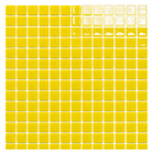 Pastilha de Vidro 2,5x2,5cm K2510 Amarela Glass Mosaic