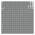 Pastilha de Vidro 2,5x2,5cm K2511 Cinza Glass Mosaic