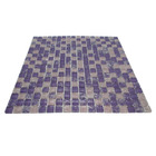 Pastilha De Vidro Craquelada 30cmx30cm La Bella Griffe  Lilás