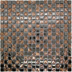 Pastilha De Vidro Craquelada 30cmx30cm La Bella Griffe Cobre