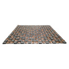 Pastilha De Vidro Craquelada 30cmx30cm La Bella Griffe Cobre