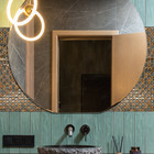 Pastilha De Vidro Craquelada 30cmx30cm La Bella Griffe Cobre