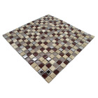 Pastilha De Vidro Decorada 30cmx30cm La Bella Griffe  Alumínio