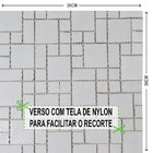 Pastilha De Vidro Mesca 30cmx30cm La Bella Griffe  Mix Green