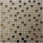 Pastilha De Vidro Metalizada 30cmx30cm La Bella Griffe Creme