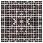 Pastilha De Vidro Nefertiti Cobre 2x2 Placa 30x30cm - 1012020