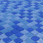 Pastilha De Vidro Para Cozinha Cristal Lisa Azul Safira 30x30