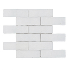 Pastilha de Vidro Subway Nero Preto 30x39cm Glassline