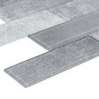 Pastilha de Vidro Subway Urban Cinza 30x39cm Glassline
