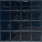 Pastilha Decorativa Adesiva Quadrada Preto 27,5x27,5cm
