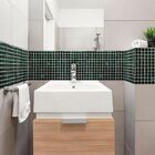 Pastilha Decorativa Adesiva Verde Alpi 27,5x27,5cm