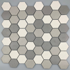 Pastilha Eco Hexagonal Cinza Claro 4,2x4,8cm Van Gogh