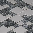 Pastilha Escovado AX16 29,2x30cm Glass Mosaic