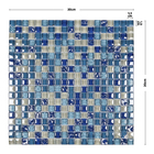 Pastilha Galliano GG15 30x30cm Glass Mosaic