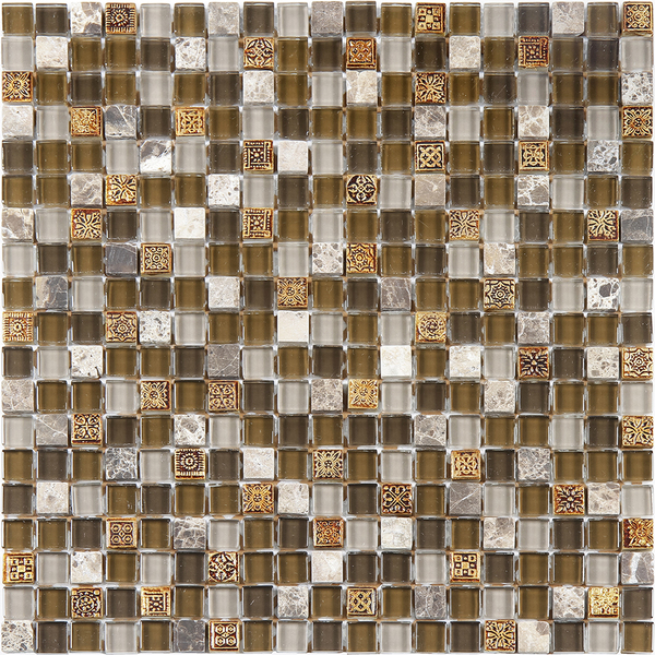 Pastilha Glass Stone GS205  31x31cm Glass Mosaic