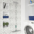 Pastilha GS110 Branca 30x30cm Glass Mosaic