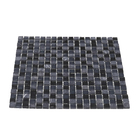 Pastilha GS602 30x30cm Preta e Cinza Glass Mosaic