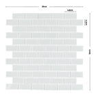 Pastilha K2301 30x30cm Glass Mosaic