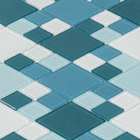 Pastilha K2410 30x30cm Glass Mosaic